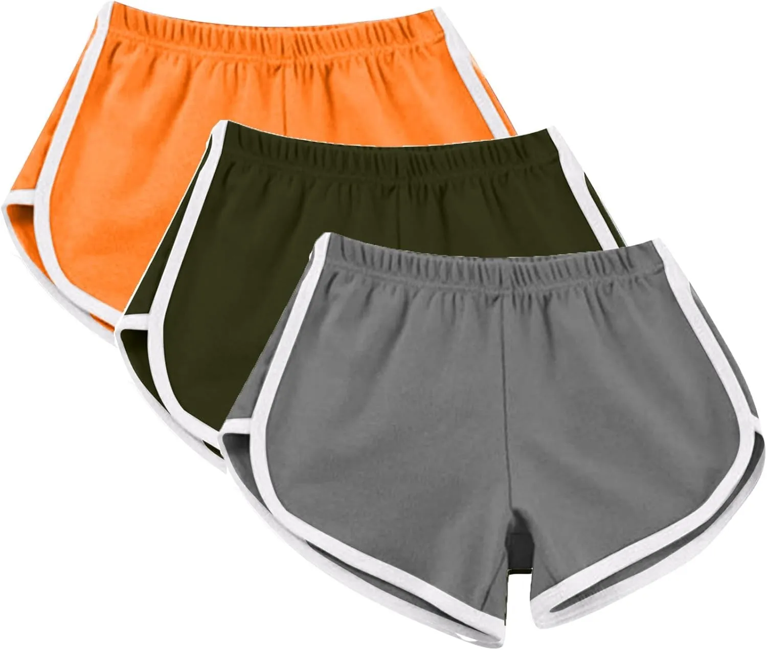 3PC Women Solid Color Sports Pant High Elastic Waist Pants Baggy Active Pants Plus Size Pants Jogger Lounge Pants