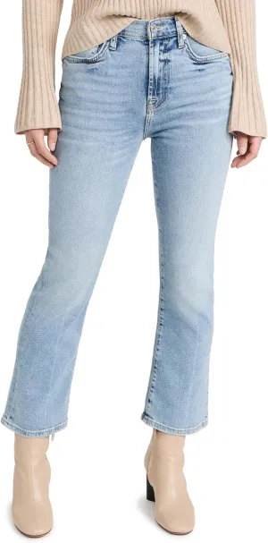 7 For All Mankind Women's High-Waisted Slim Kick Fit Jeans in Must