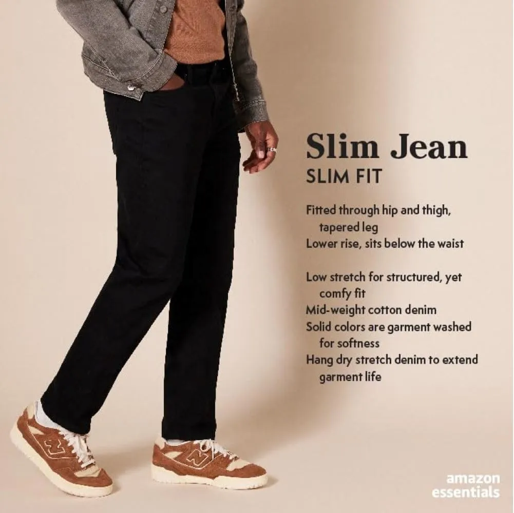 Amazon Essentials Men's Slim-Fit Stretch Jean