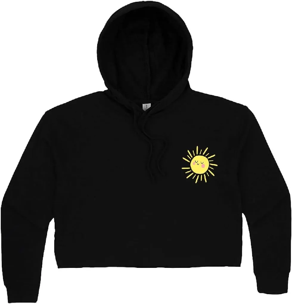 Awkward Styles Crop Hoodie for Womens Crop Top Hoodie Sun Cropped Sweatshirt Tops Womens Sun Hoodie Sweatshirt Fleece Hoodie