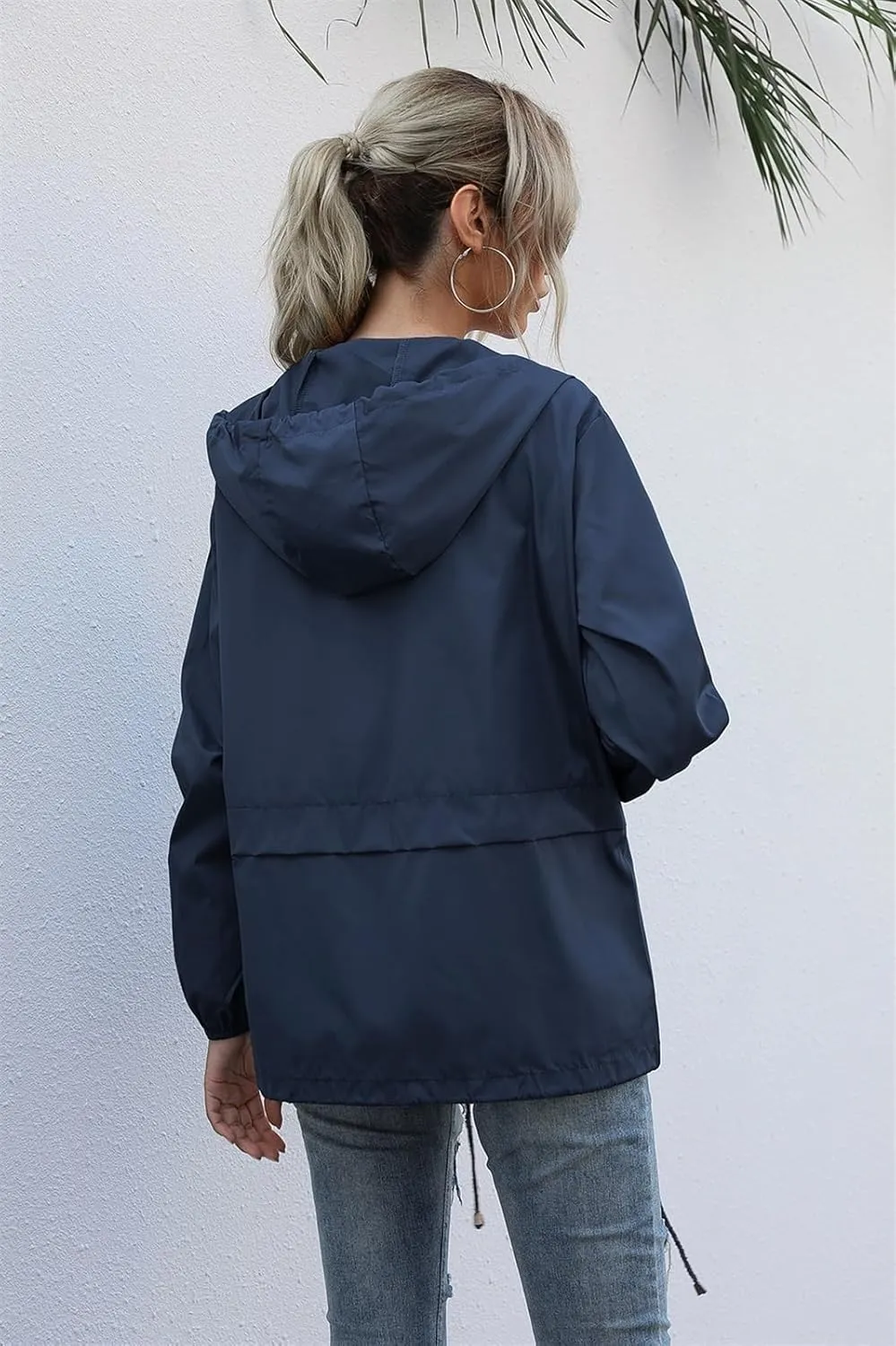 AYGJKIE Women's rain Jacket Waterproof Packable Sports Jacket Functional Jacket Breathable Bike Jacket with Hood