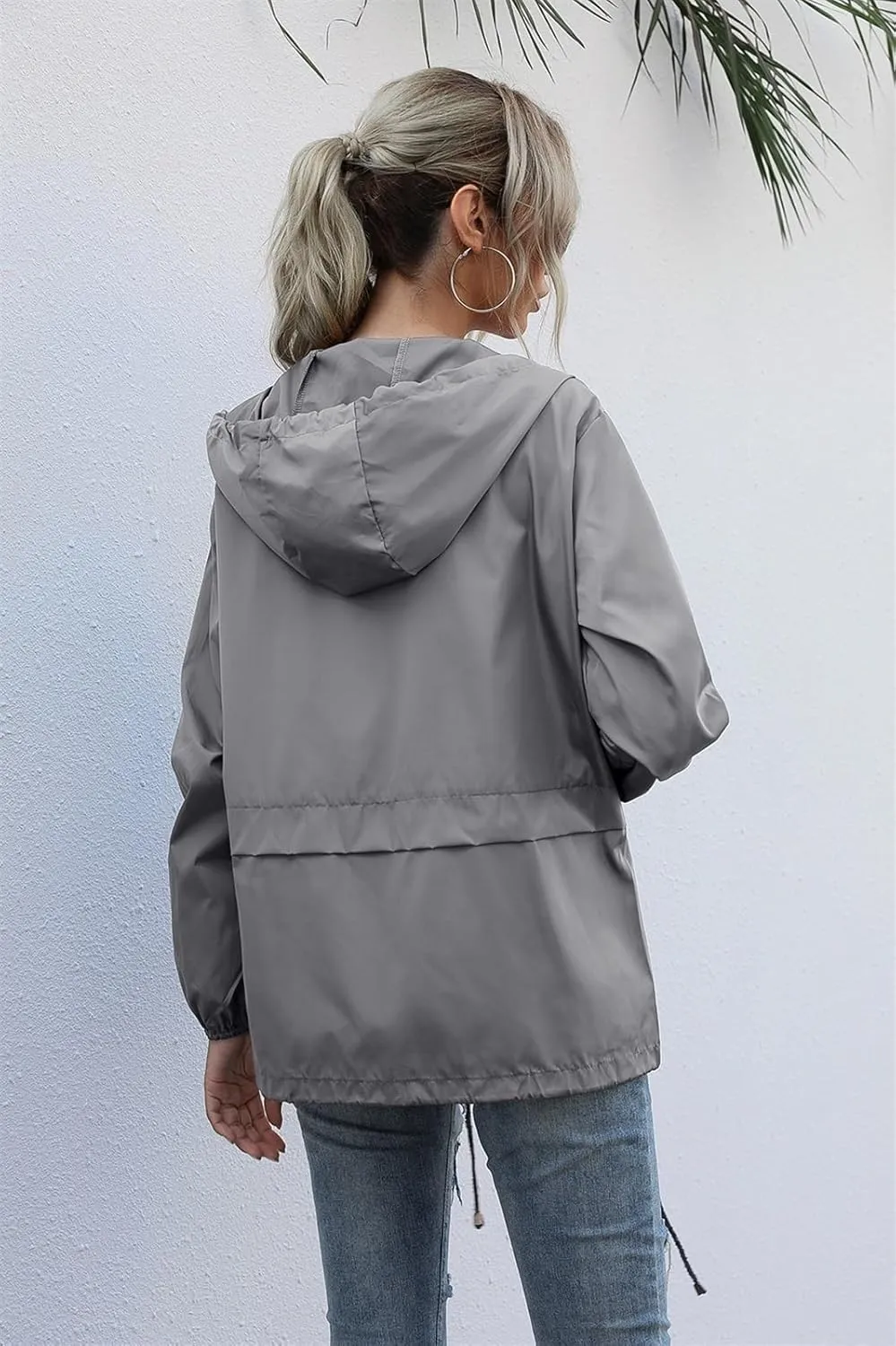AYGJKIE Women's rain Jacket Waterproof Packable Sports Jacket Functional Jacket Breathable Bike Jacket with Hood