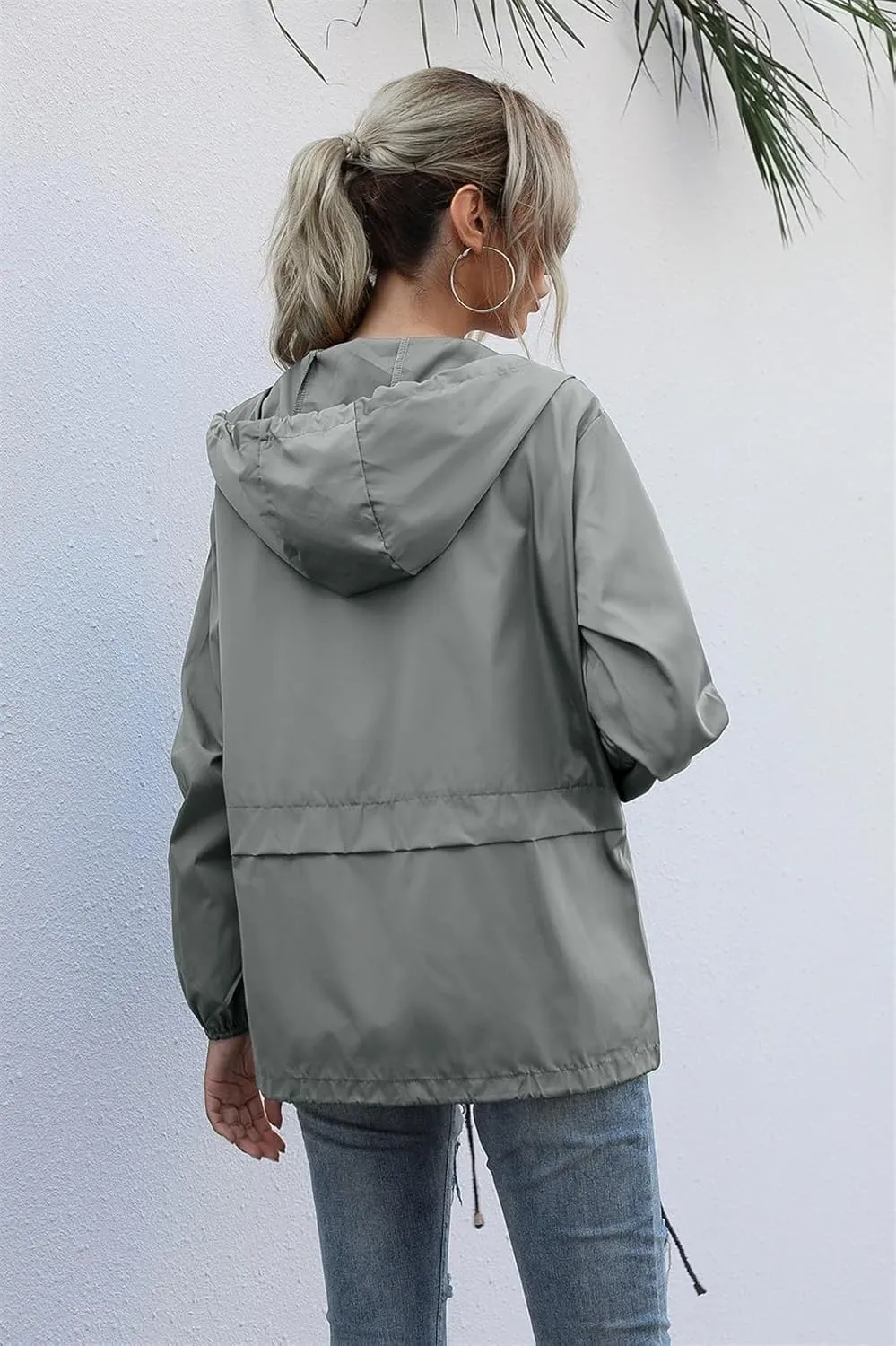 AYGJKIE Women's rain Jacket Waterproof Packable Sports Jacket Functional Jacket Breathable Bike Jacket with Hood