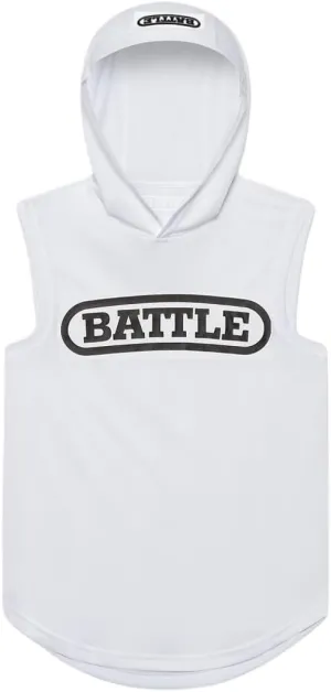 Battle Sports Sleeveless Light Action Workout Hoodie - Raglan Cut Sleeveless Hoodie for Adults