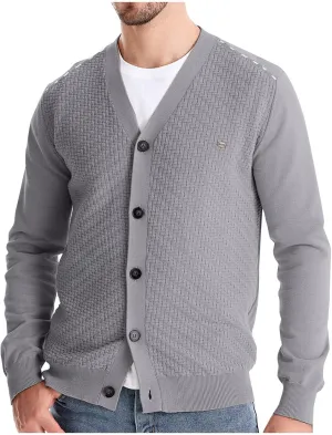 Button Down Cardigan Sweaters for Men Lightweight V Neck Sweater Casual Knit Sweater Casual Open Front Cardigan