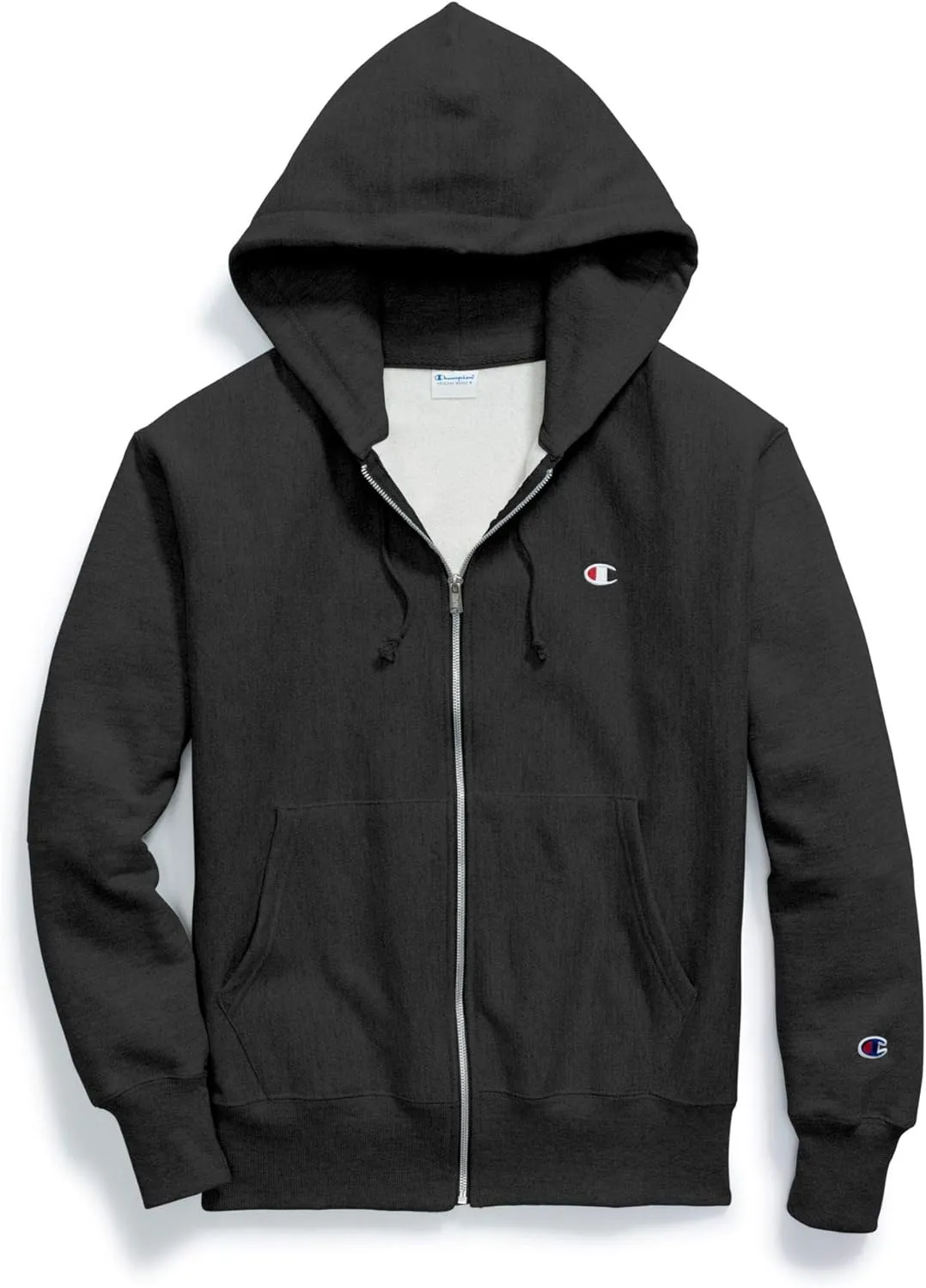 Champion Men's Zip-Up Hoodie, Reverse Weave, Sweatshirt, Fleece Zip-Up Hoodie For Men