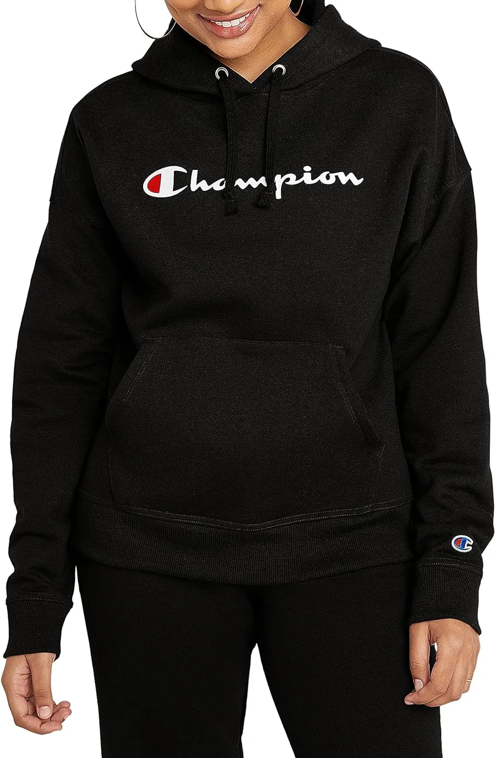 Champion Women's Hoodie, Powerblend, Fleece, Comfortable Hoodie Sweatshirt for Women (Plus Size Available)