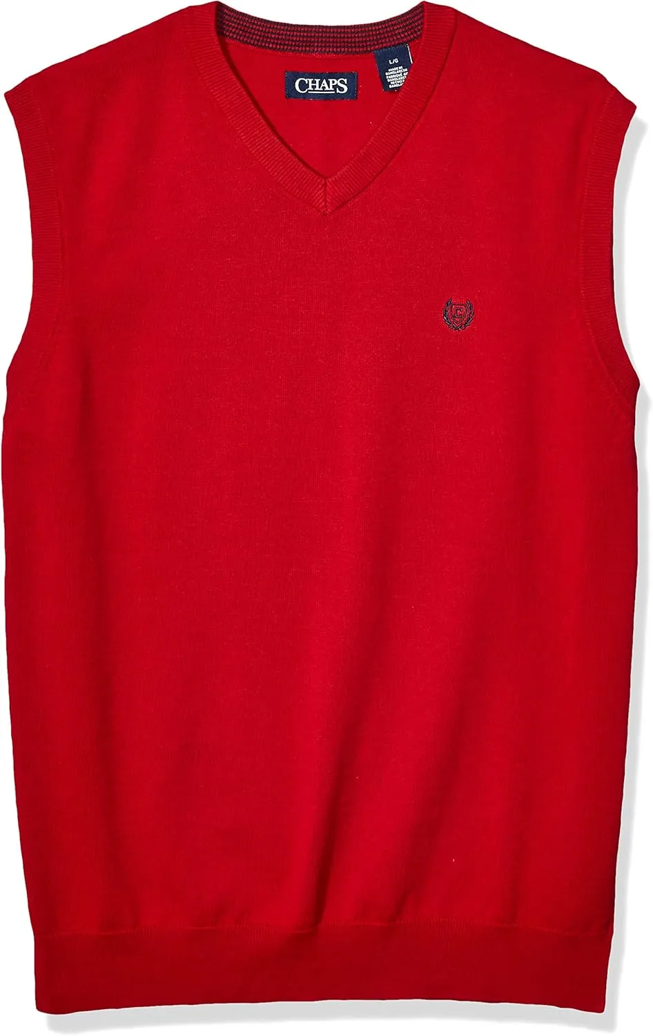 Chaps Men's Cotton V-Neck Sweater Vest