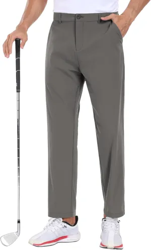 COOFANDY Men Golf Stretch Pant Casual Slim Fit Pant Lightweight Sweatpants with Pocket