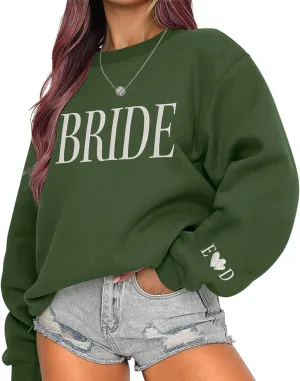 Custom Mrs Embroidered Sweatshirt Hoodie, Matching Couples Sweatshirts, Wife Husband Sweatshirt Hoodie