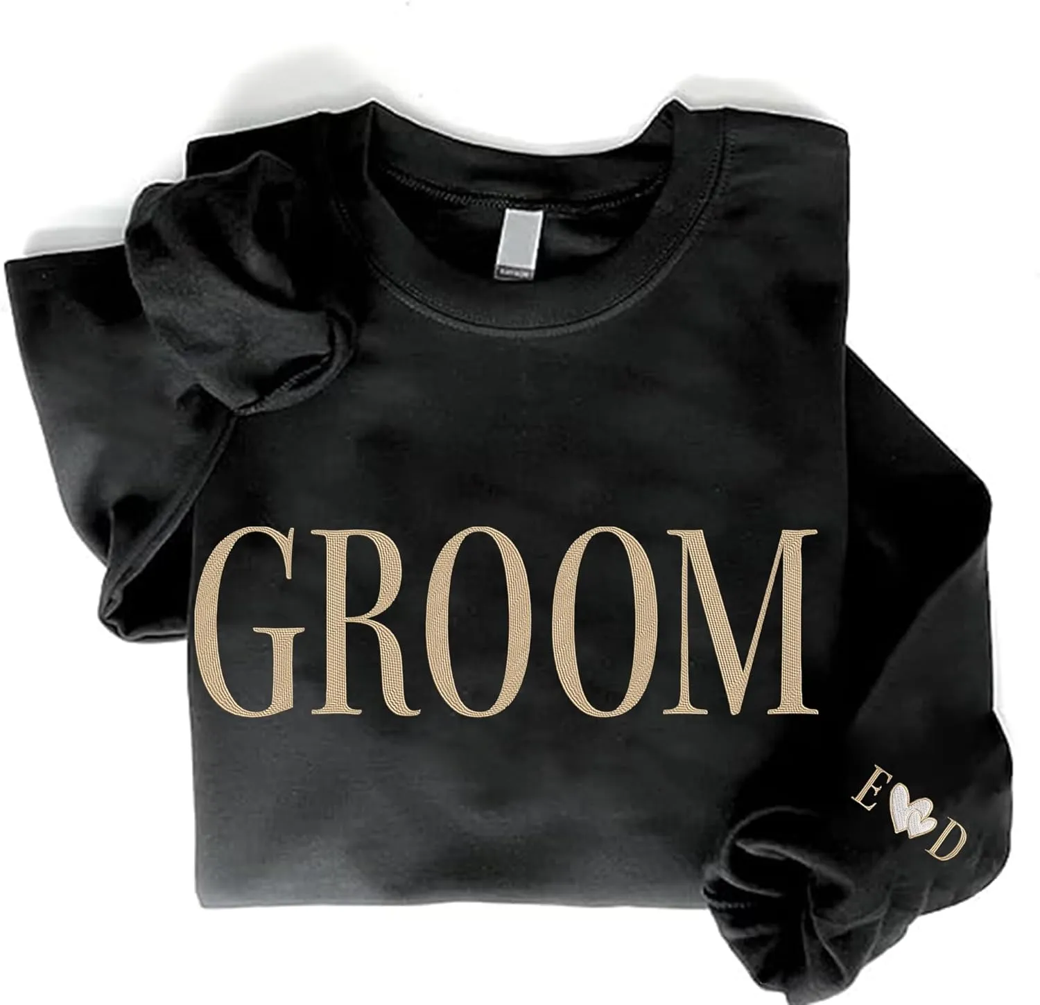 Custom Mrs Embroidered Sweatshirt Hoodie, Matching Couples Sweatshirts, Wife Husband Sweatshirt Hoodie