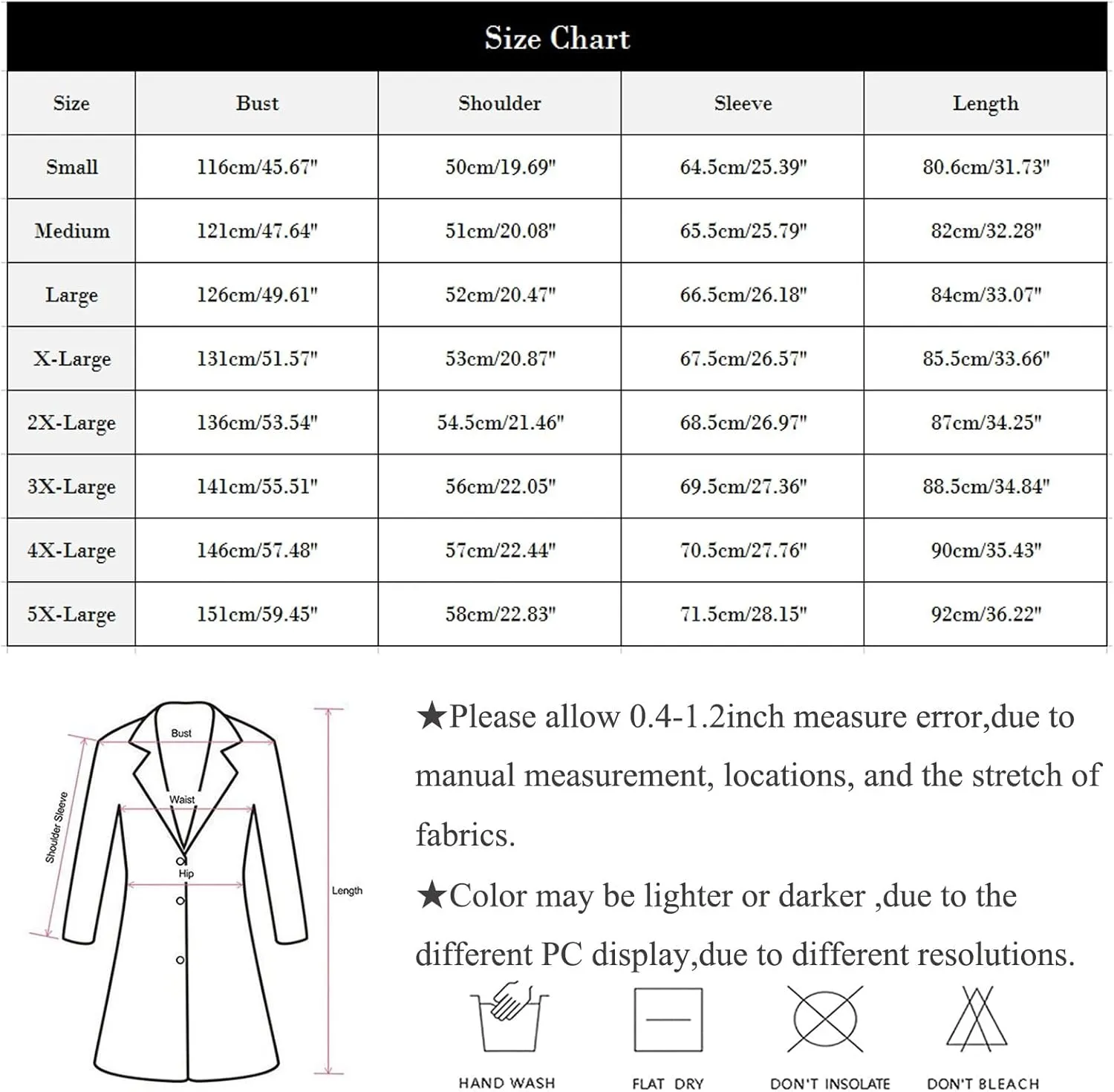 DuDubaby Men's Solid Color Frosted Fleece Composite Coat Long Sleeve Zipper Lapel Thick Coat Coat