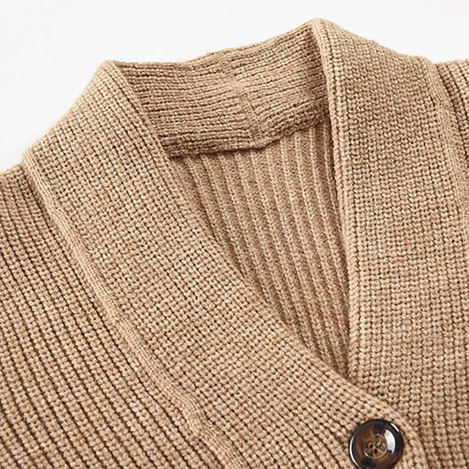 Dudubaby Plus Size Sweaters for Mensautumn and Winter Fashion Loose Cardigan Warm Lapel Hooded Jacket Sweater