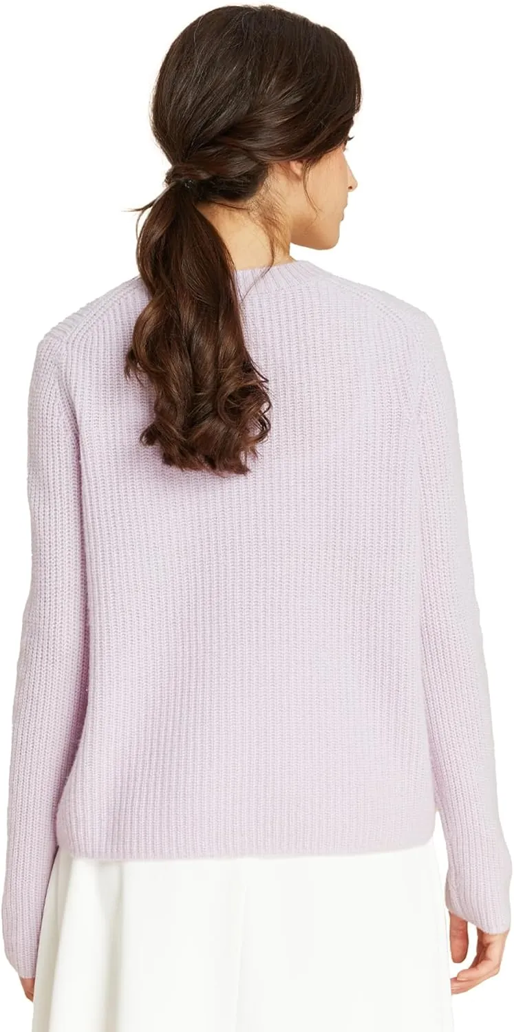 EURKEA Women's Cashmere Blend Crewneck Sweater, Long Sleeve Pullover, Tops for Women, Gifts Ready