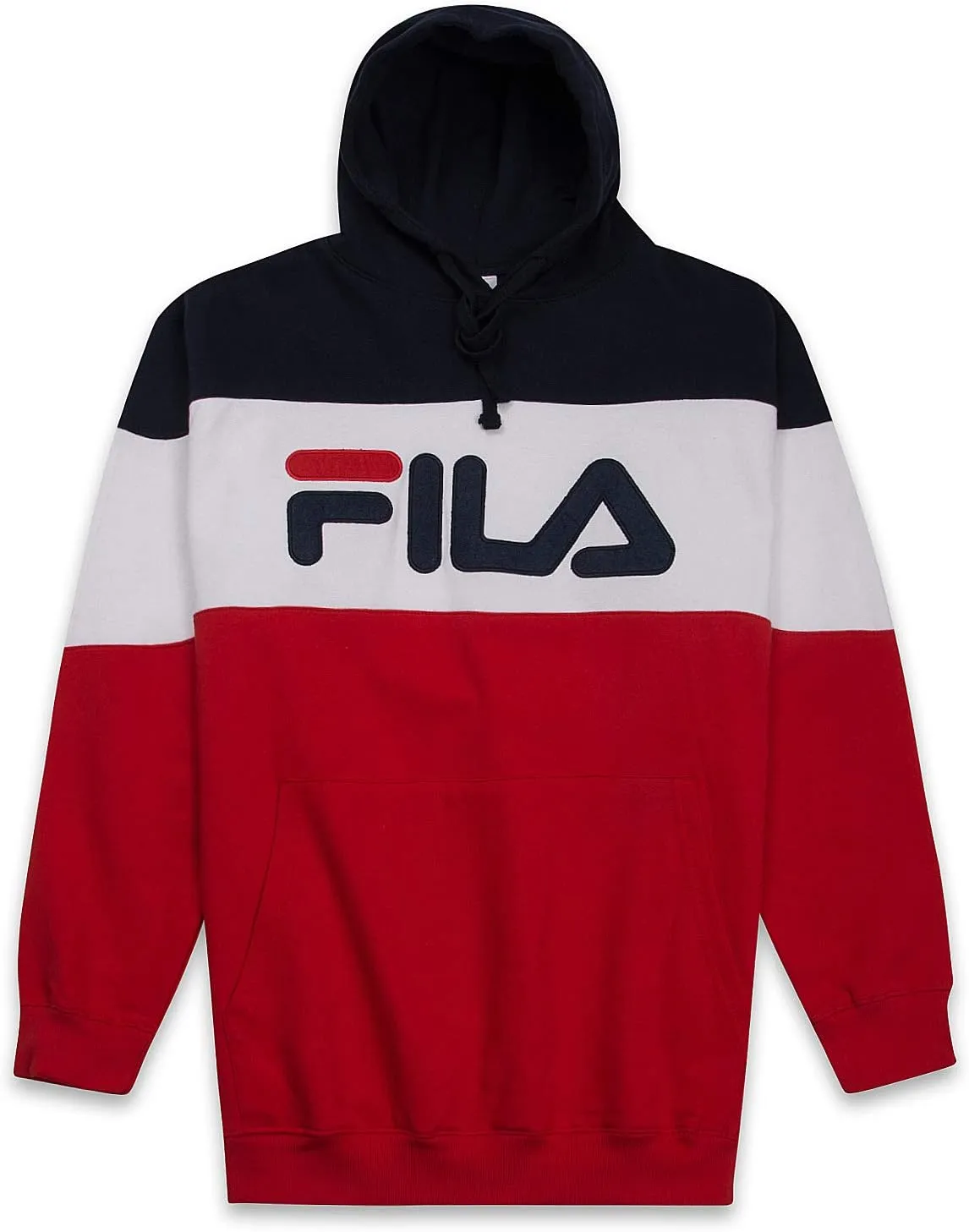 Fila Big and Tall Hoodie for Men  Fleece Mens Hoodie, Sweatshirt for Men