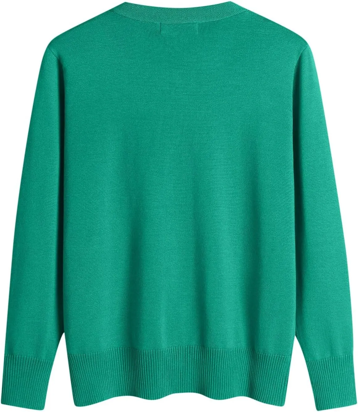 for Ladies Fall Winter Long Sleeve Vneck Sweater Loose Fit Oversized Crochet Warm Knit Cardigan Basic Women 2025