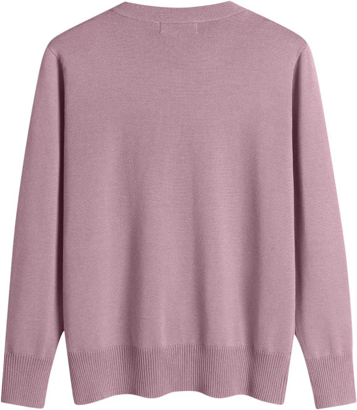 for Ladies Fall Winter Long Sleeve Vneck Sweater Loose Fit Oversized Crochet Warm Knit Cardigan Basic Women 2025