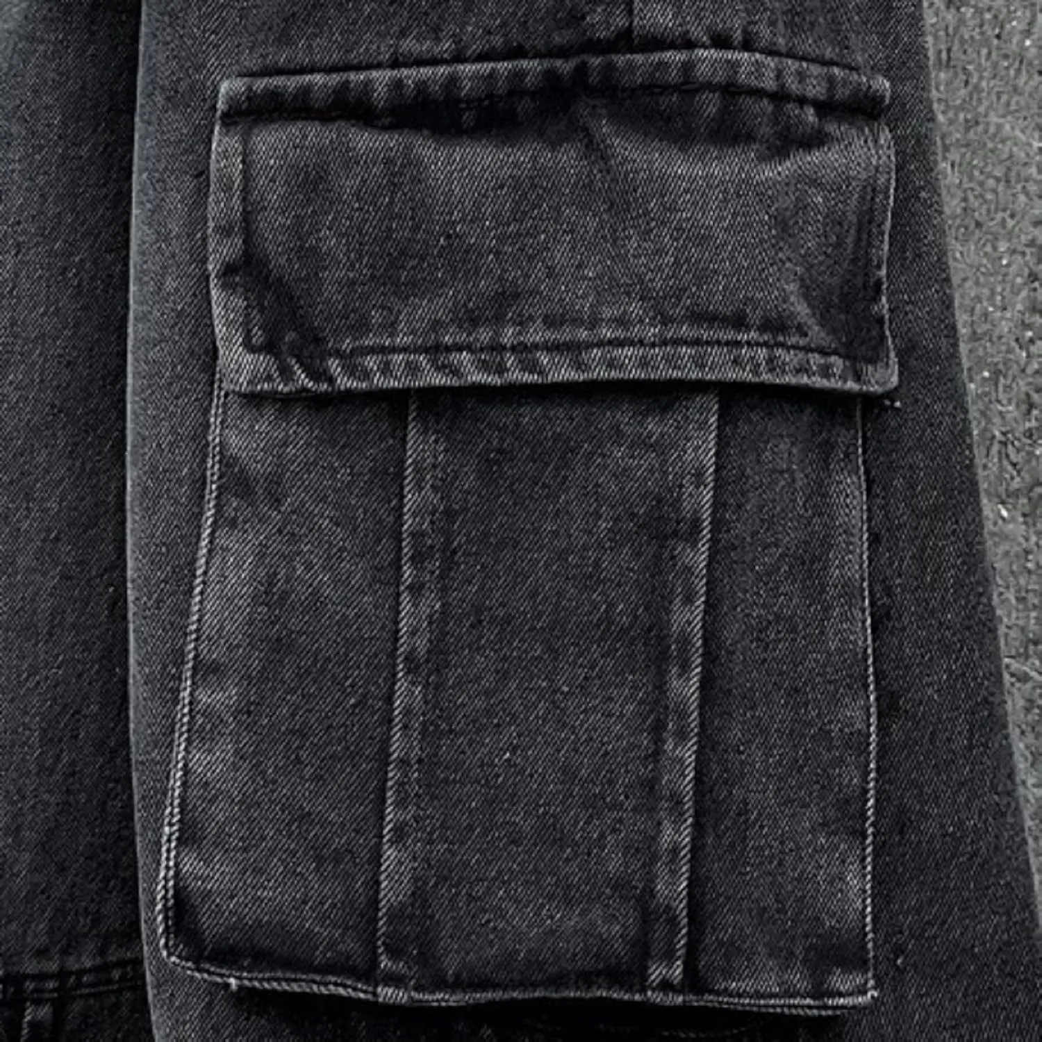 Girls Baggy Wide Leg Cargo Jeans Y2K Aesthetic Vintage High Waist Leg Denim Pants Kids Big Pockets Trousers
