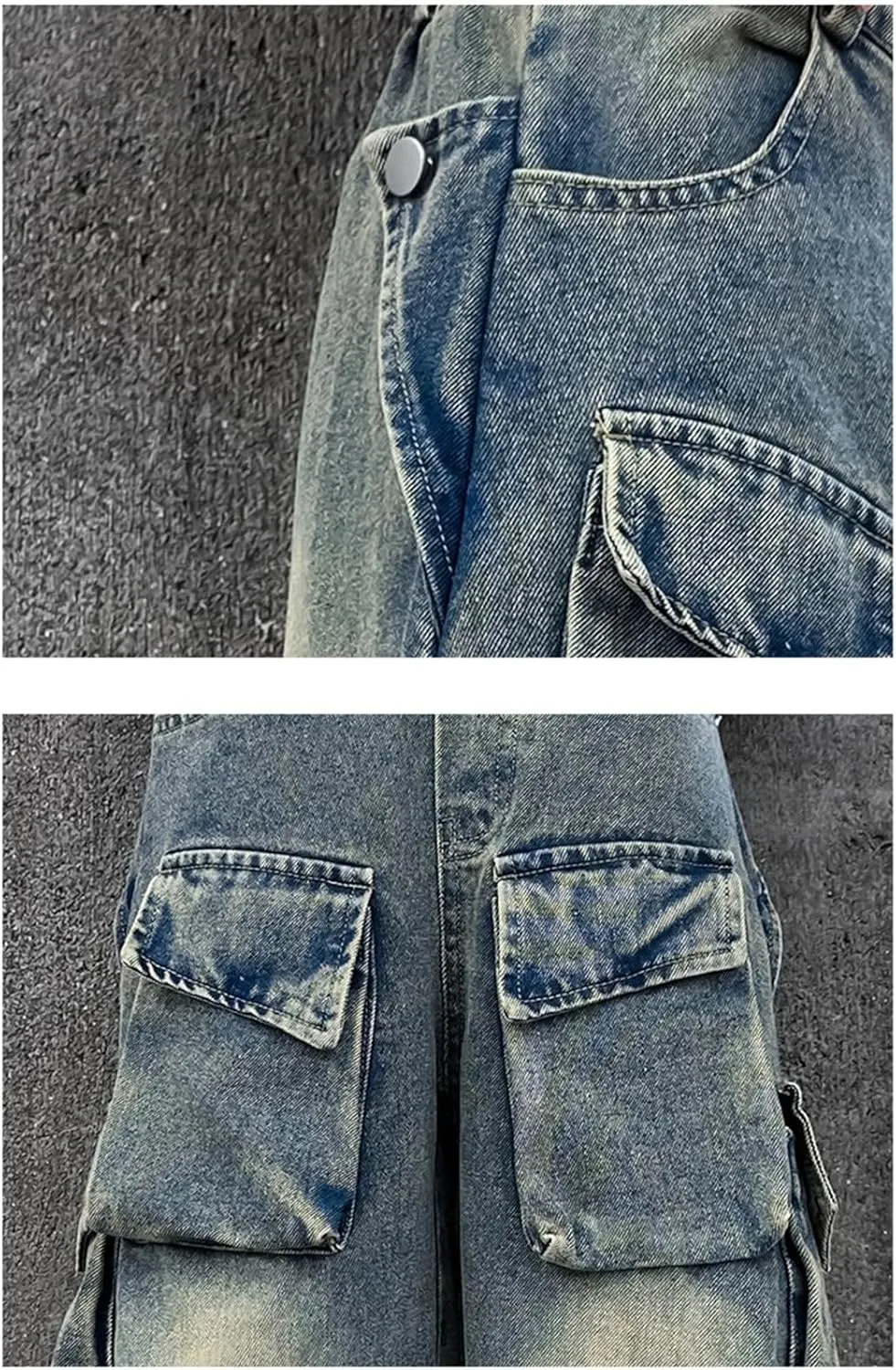 Girls Size 6 Outfits Kids Girls Ripped Distressed Washed Baggy Wide Leg Casual Jeans Size 5 16 Years Kids Pants