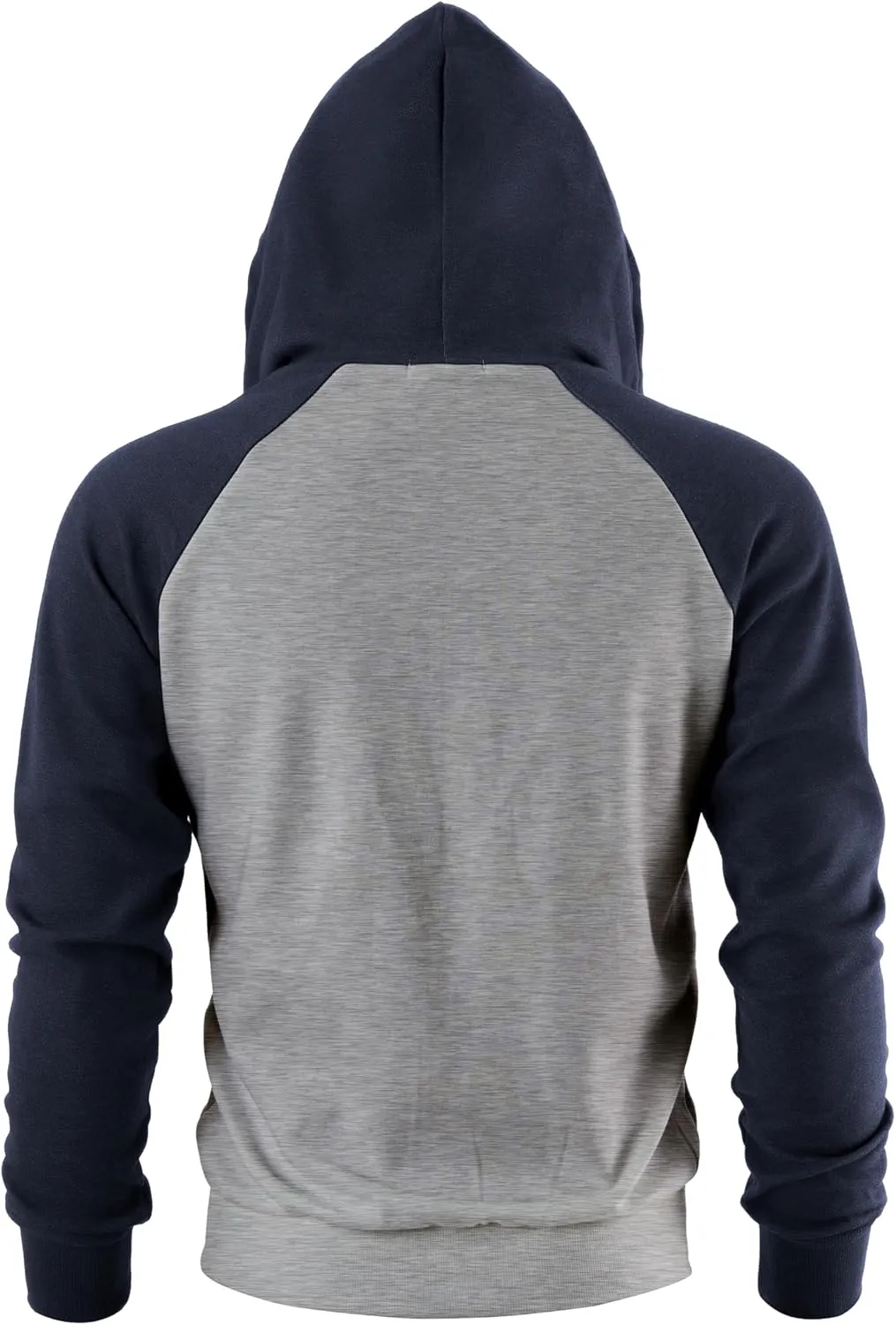 GIVON Men's Zip Up Hoodie Lightweight Baseball Raglan Hooded Sweatshirt