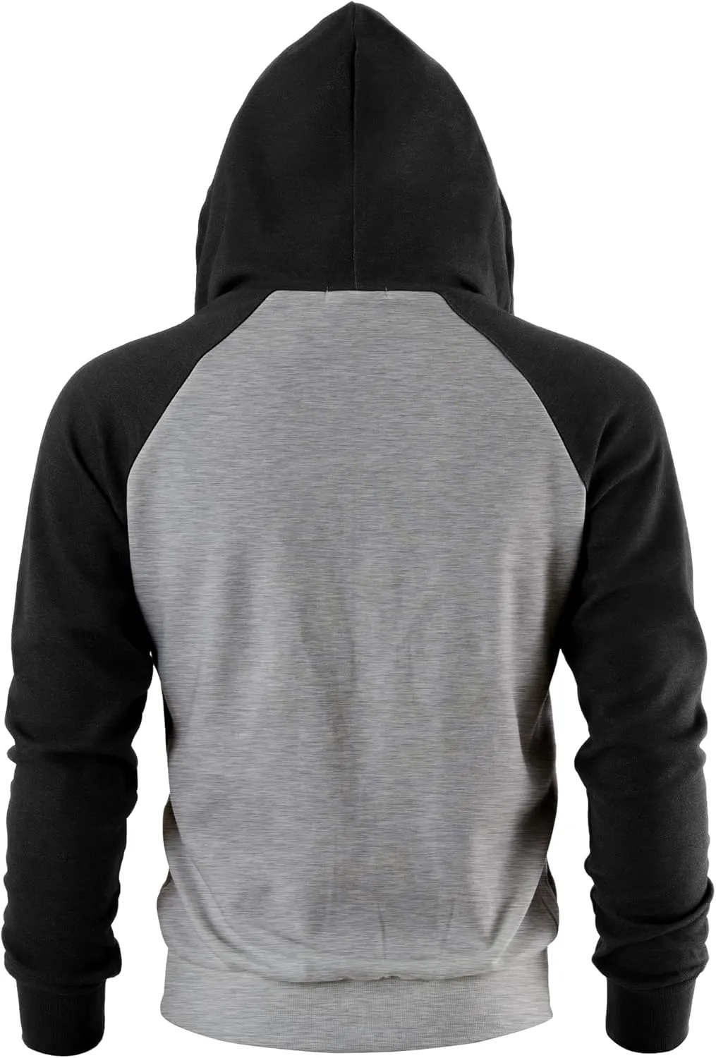 GIVON Men's Zip Up Hoodie Lightweight Baseball Raglan Hooded Sweatshirt