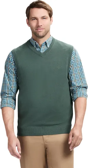 IZOD Men's Fine Gauge V-Neck Sweater Vest