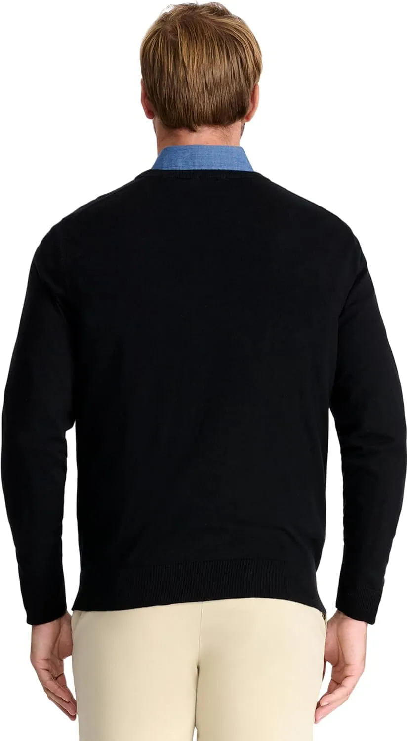 IZOD Men's Premium Essentials Solid V-Neck Sweater