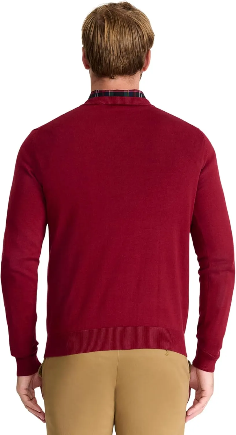 IZOD Men's Premium Essentials Solid V-Neck Sweater