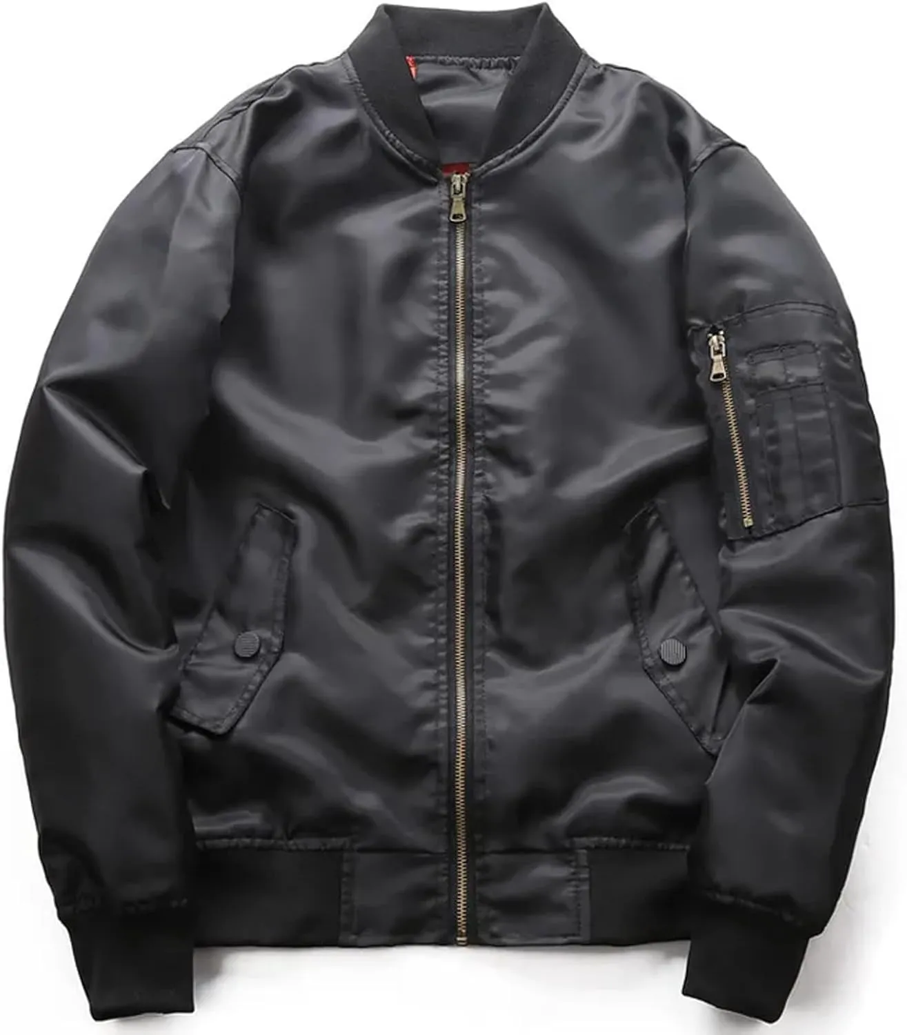 Jackets For Men Bomber Jacket Lightweight Flight Jacket Casual Softshell Fall Varsity Jacket Coat Windbreaker