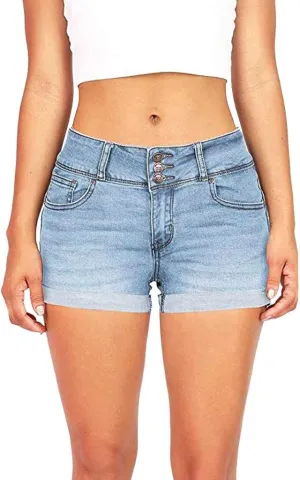 Jean Shorts for Women Casual Summer Frayed Denim Shorts High Waisted Distressed Ripped Jean Shorts Trendy Cut Off Shorts