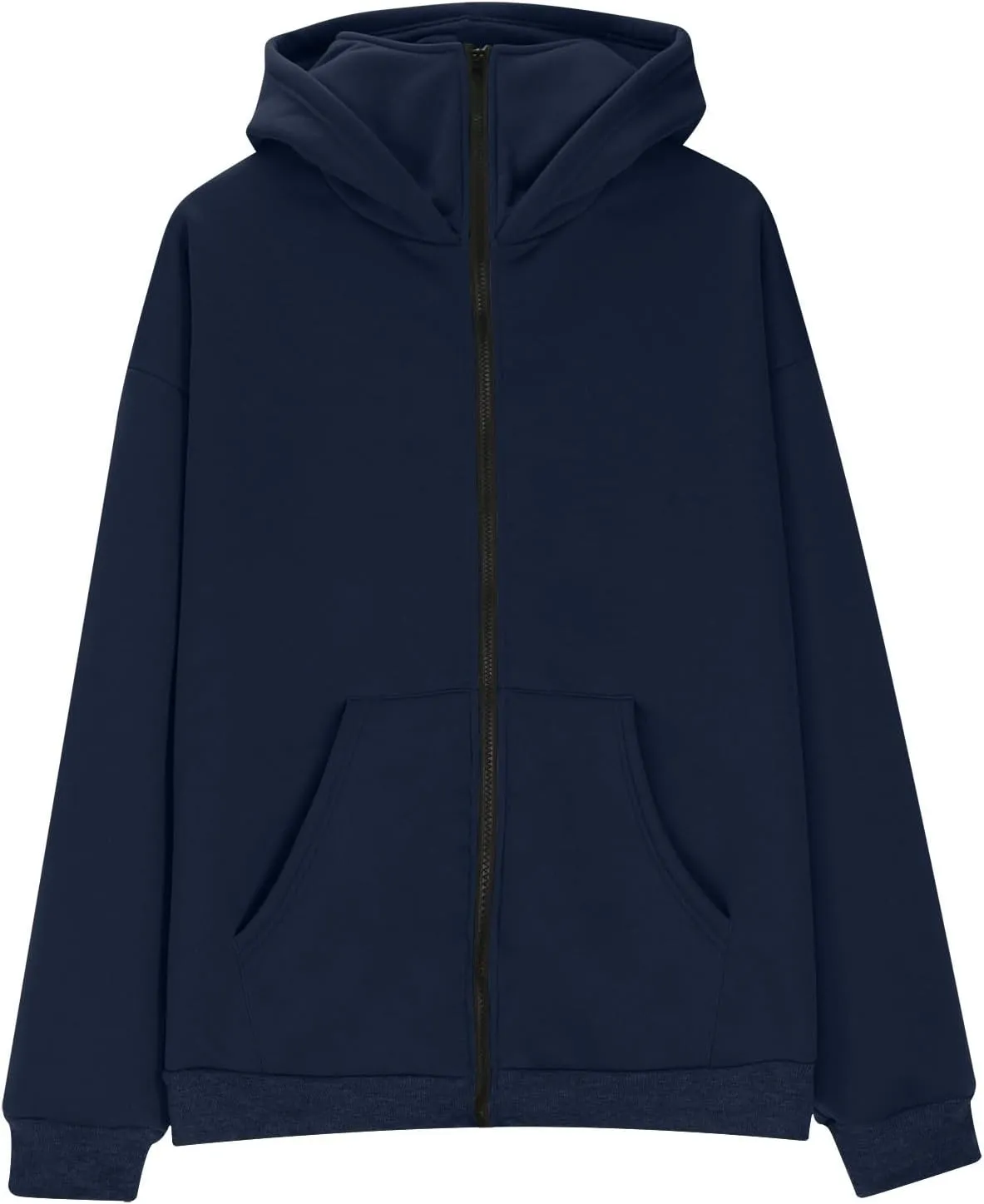 JIEMUXIU Zip Up Hoodie Men Casual Fashion Atnletic Pullover Sportwear Lightweight Cargo Hooded Sweatshirts with Face Mask