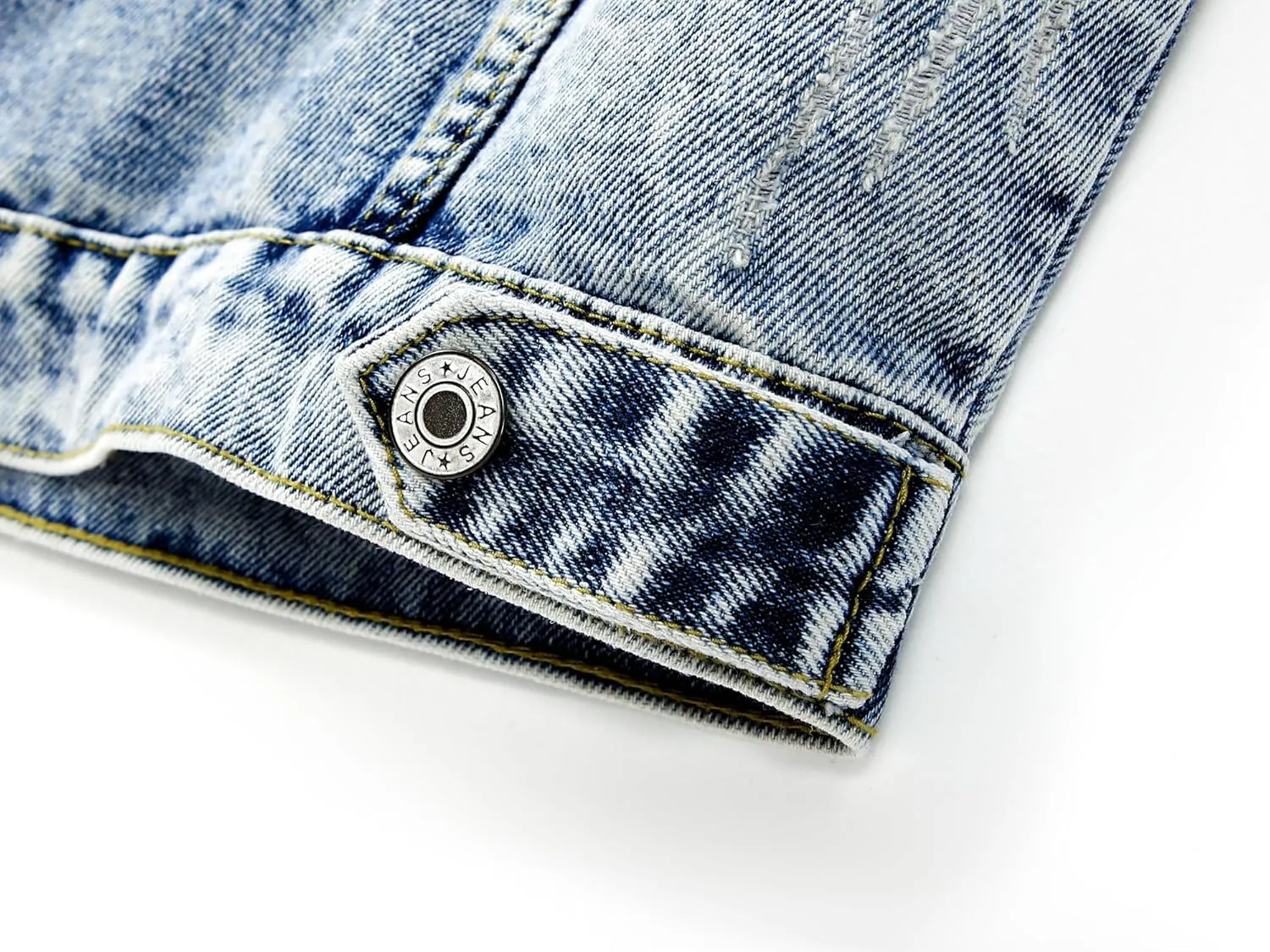 Kedera Womens Denim Jackets Distressed Ripped Long Sleeve Jean Jacket Coats