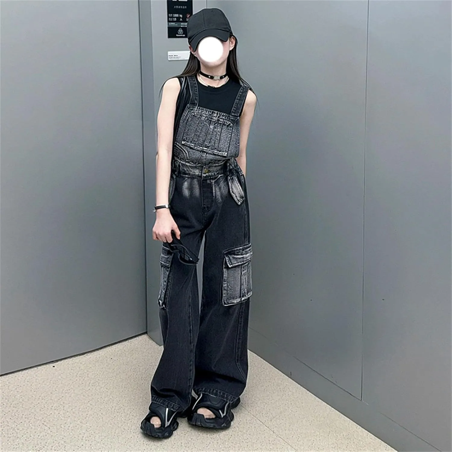 Kids Girls Baggy Jeans Y2K Trendy High Waist Wide Leg Cargo Denim Pants Kids Girl Aesthetic Vintage Skinny Trousers