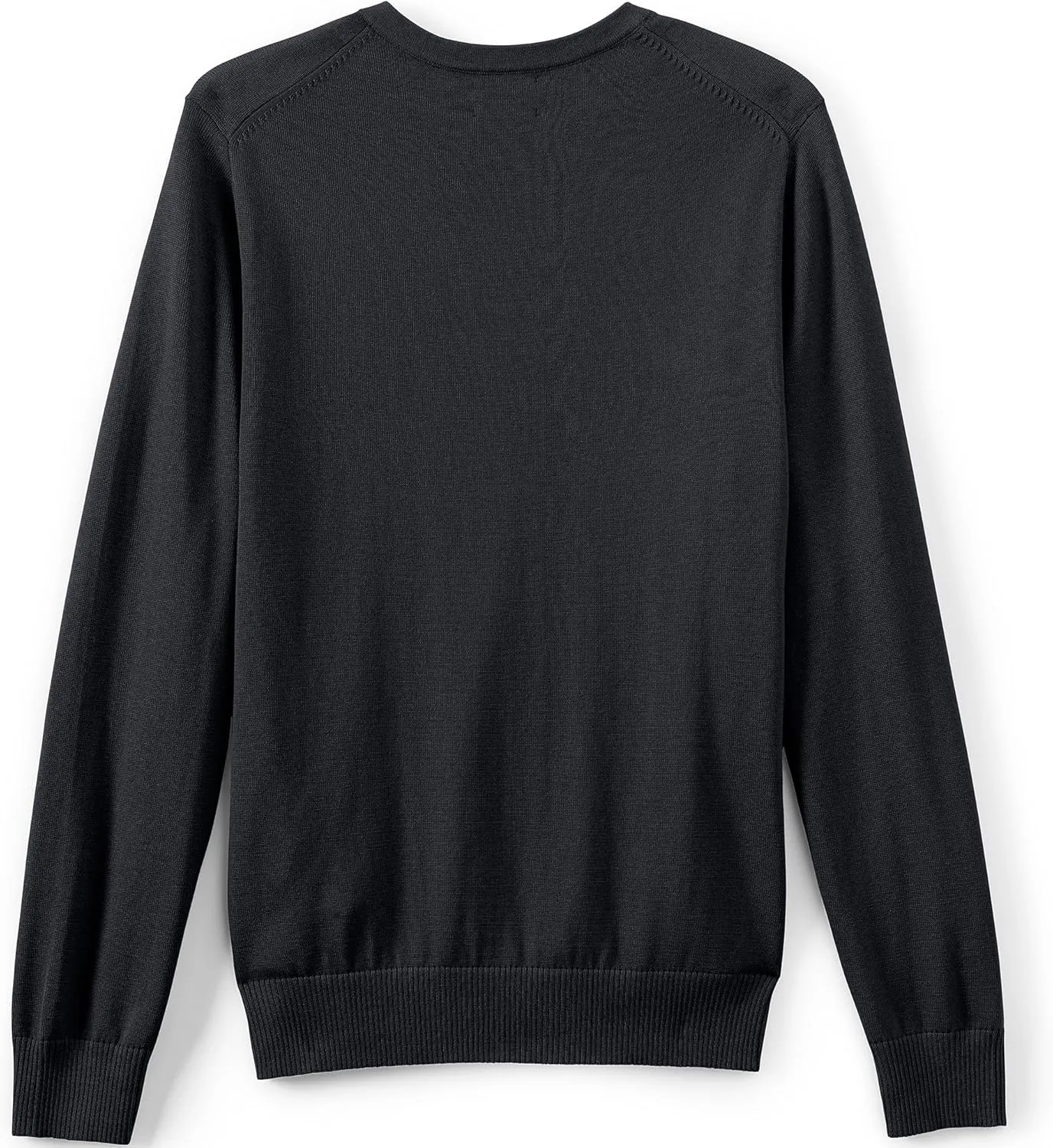 Lands' End Men's Cotton Modal V-Neck Sweater