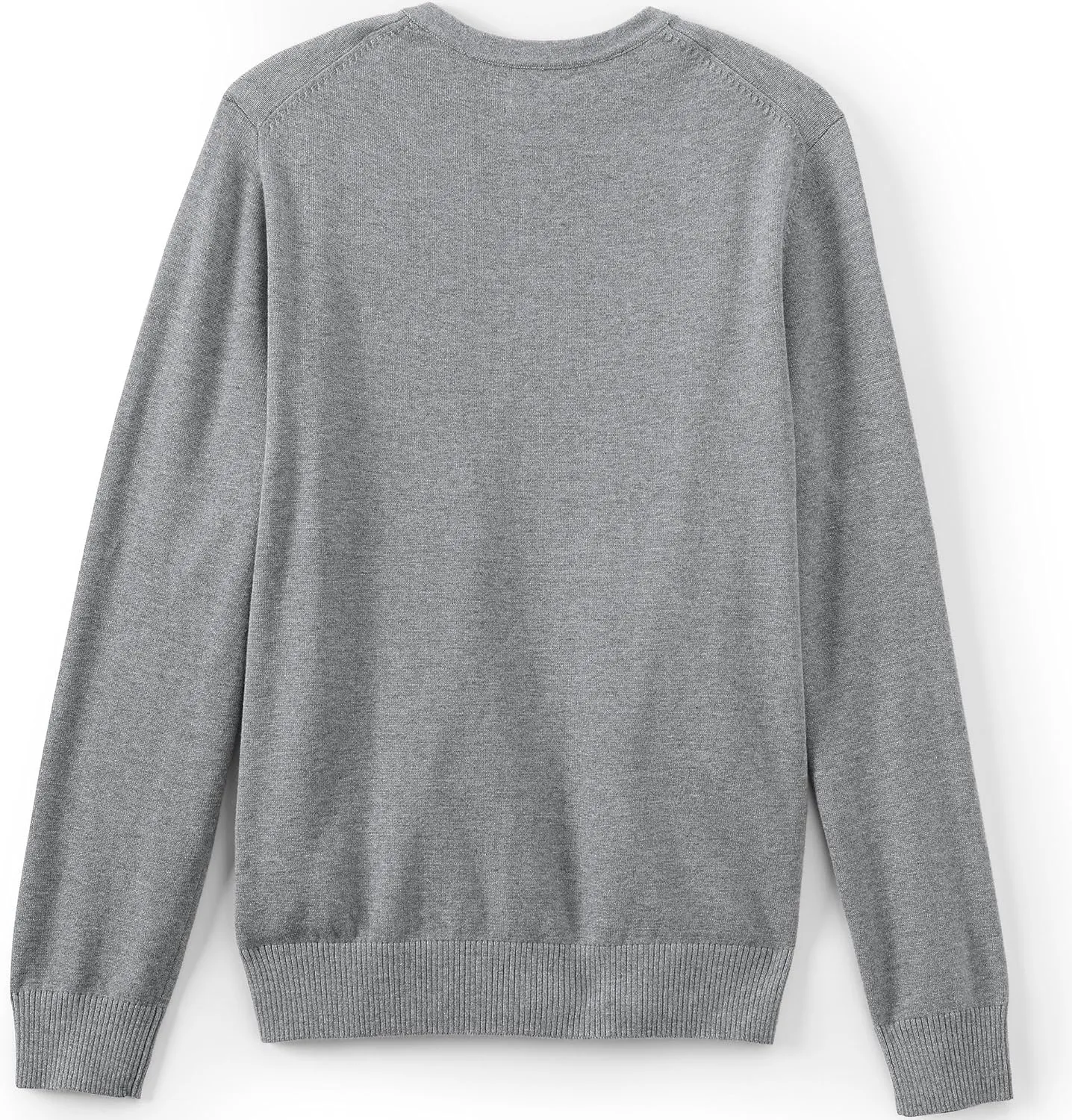 Lands' End Men's Cotton Modal V-Neck Sweater