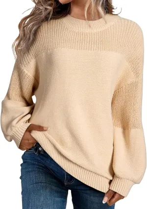 Light Sweaters for Women Fall Womens Cream Sweater Women Oversized Sweater Woman