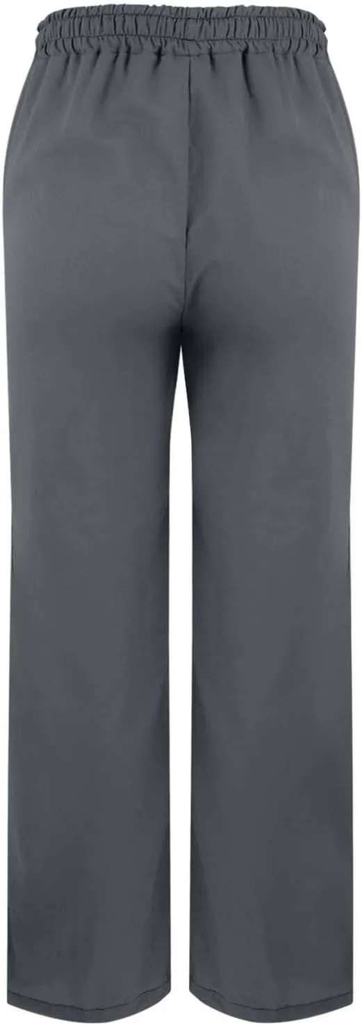 Linen Capri Pants for Women 2025 Summer Casual Slit Hem Trousers Loose Fit Plus Size Pant Drawstring with Pockets
