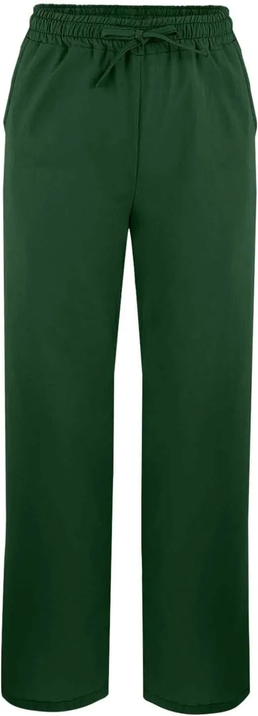 Linen Capri Pants for Women 2025 Summer Casual Slit Hem Trousers Loose Fit Plus Size Pant Drawstring with Pockets