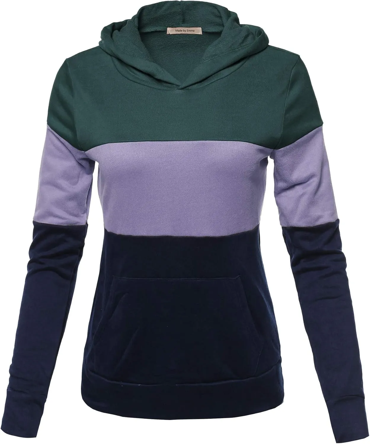 Made by Emma Women's A classic French Terry Zip Up Hoodie
