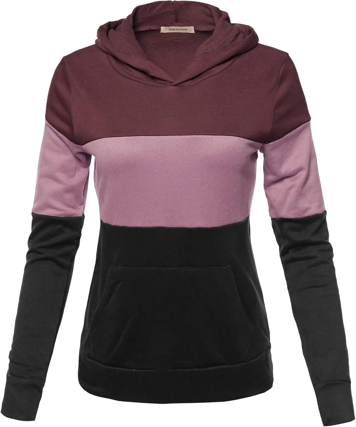 Made by Emma Women's A classic French Terry Zip Up Hoodie