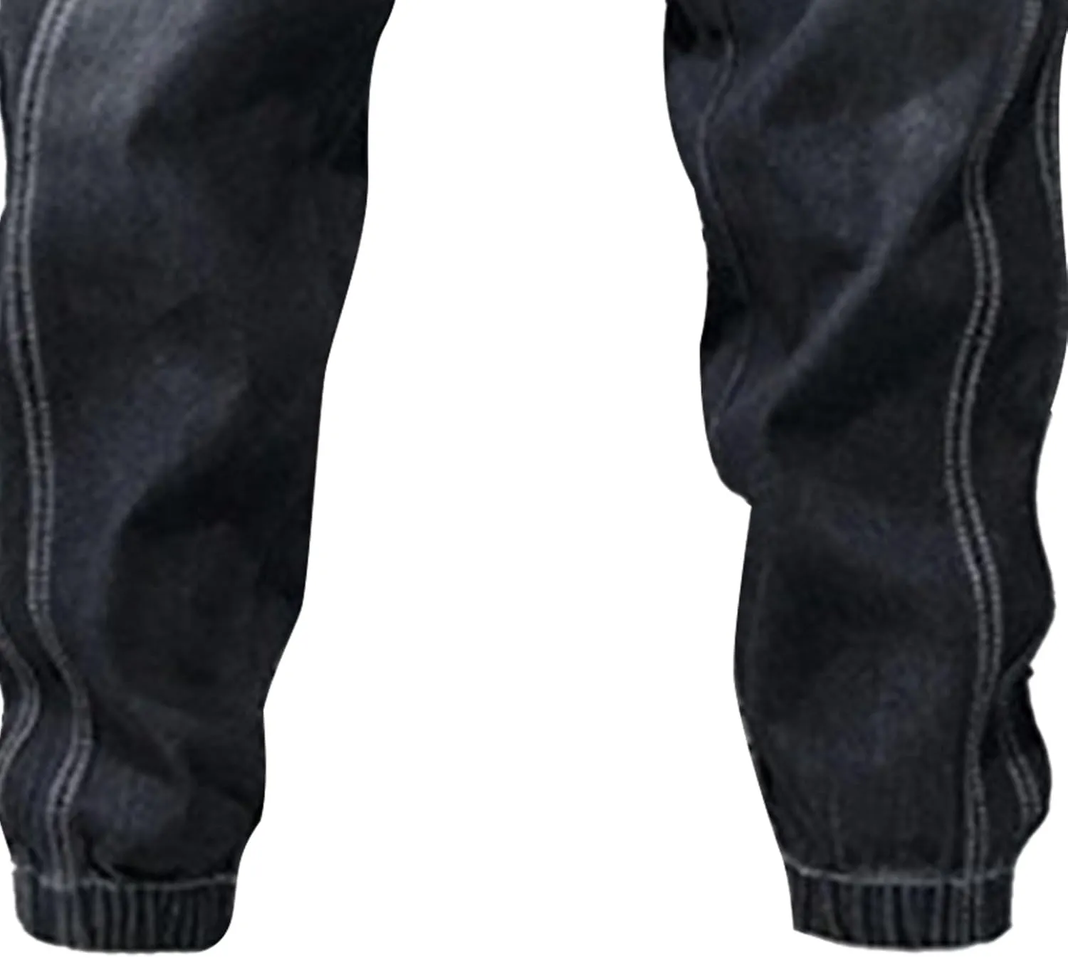 Maiyifu-GJ Men's Ripped Joggers Denim Pants Elastic Waist Casual Pull On Jean Pants Lightweight Distressed Jeans Trousers