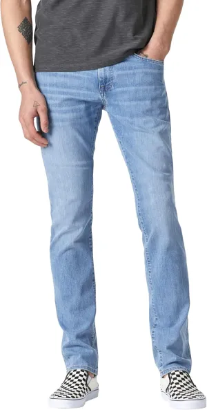 Mavi Jake Men's Regular Rise Slim Leg Jeans, Slim Fit Jeans for Men, Light Indigo Williamsburg, Light Blue Men's Jeans, 38 x 30