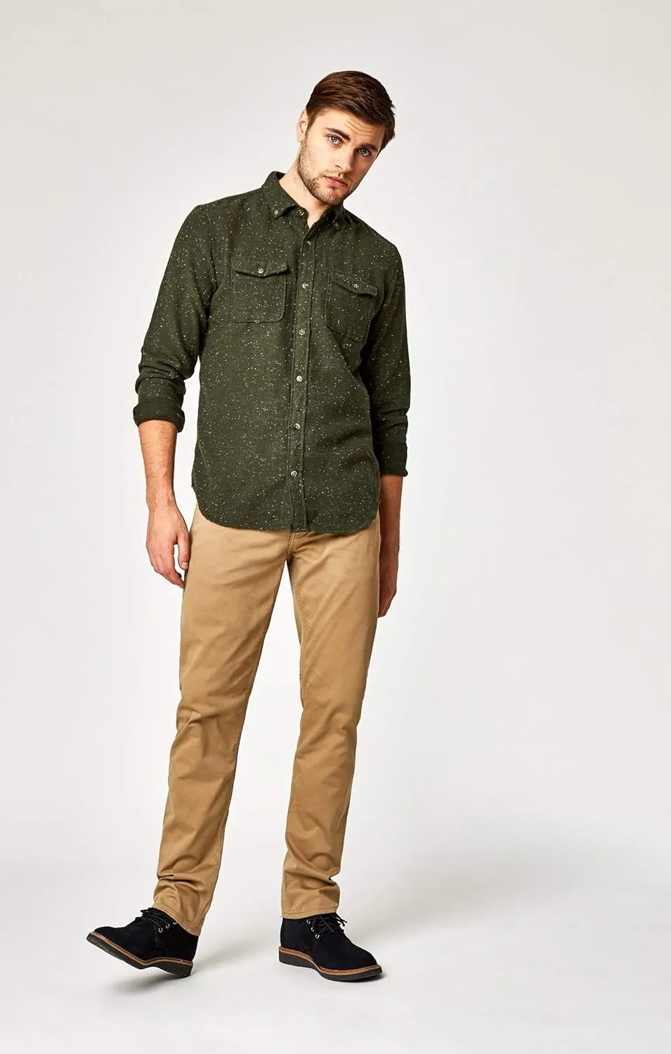 Mavi Mens Zach Regular Rise Straight Leg Pants