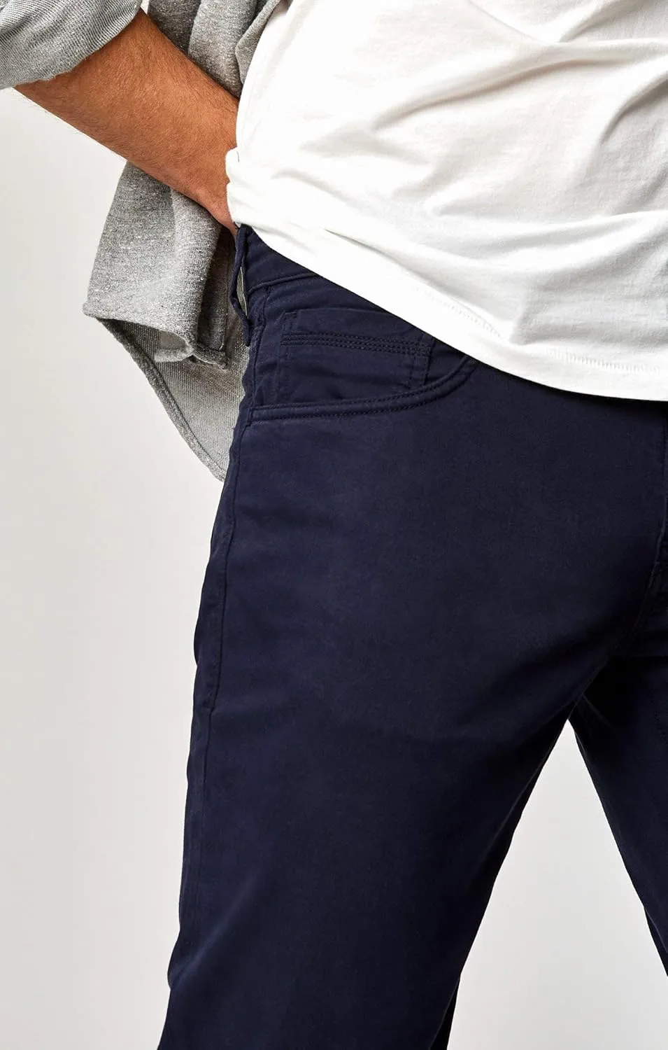 Mavi Mens Zach Regular Rise Straight Leg Pants