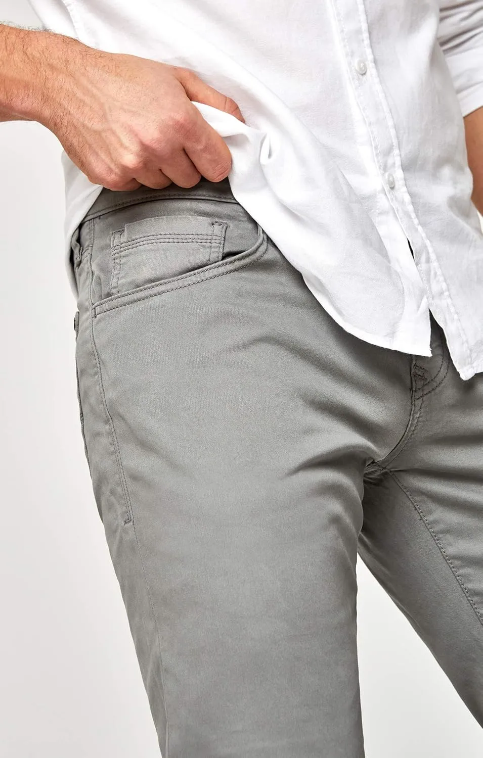 Mavi Mens Zach Regular Rise Straight Leg Pants