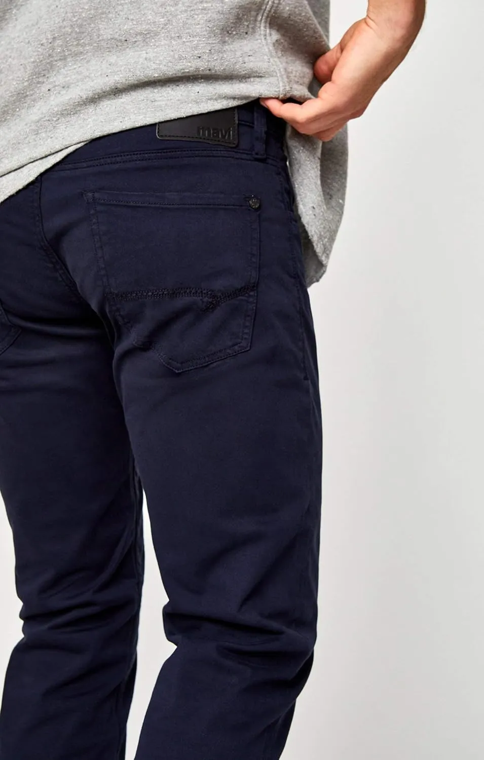 Mavi Mens Zach Regular Rise Straight Leg Pants