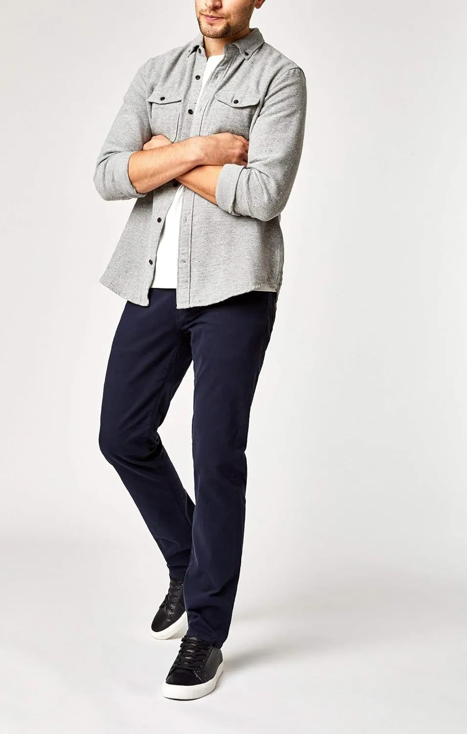 Mavi Mens Zach Regular Rise Straight Leg Pants