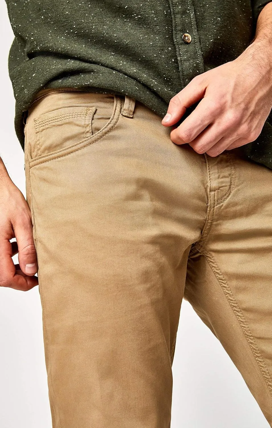 Mavi Mens Zach Regular Rise Straight Leg Pants