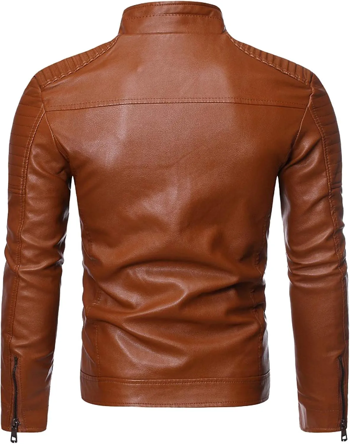 Men Sports Jacket Mens Wool Trench Coat Custom Jacket Winter Casual Stand Collar Leather Jacket Coat