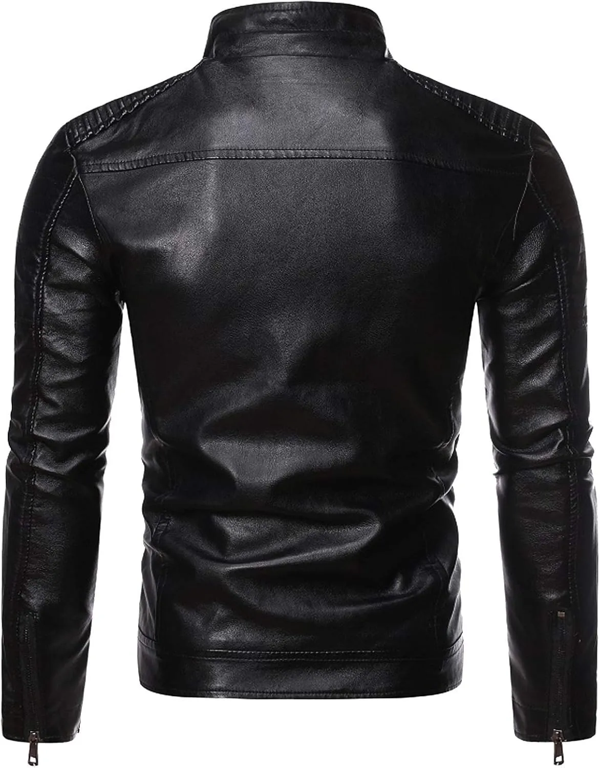 Men Sports Jacket Mens Wool Trench Coat Custom Jacket Winter Casual Stand Collar Leather Jacket Coat